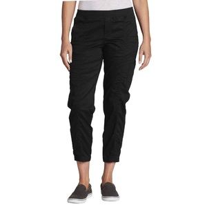 New Eddie Bauer Women’s Laid Back Twill Jogger In Black